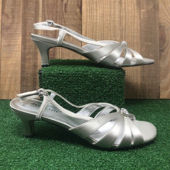 David Tate Wed Silver 7.5 N Womans - Picture 1 of 10